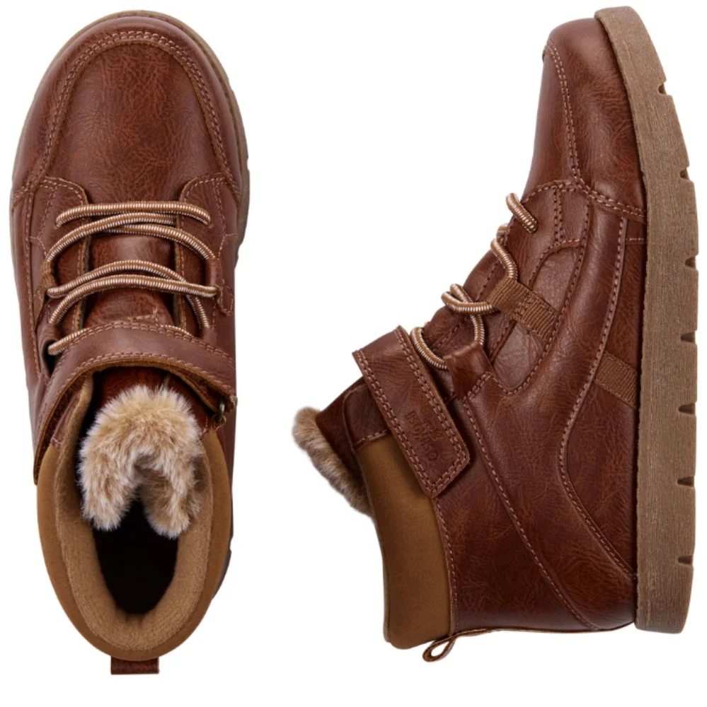 Oshkosh Kid Faux Fur Boy Boots
